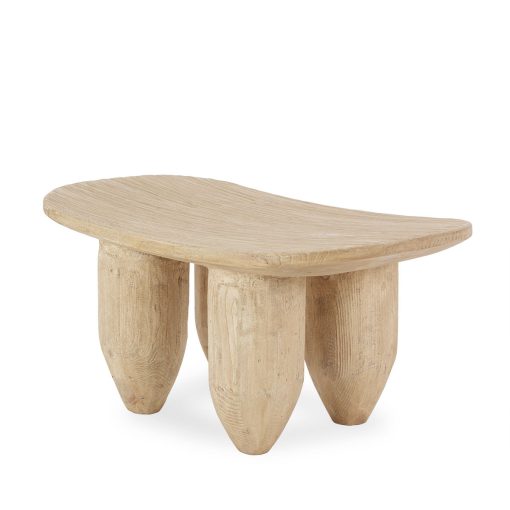 Elm wood side table – Image 2